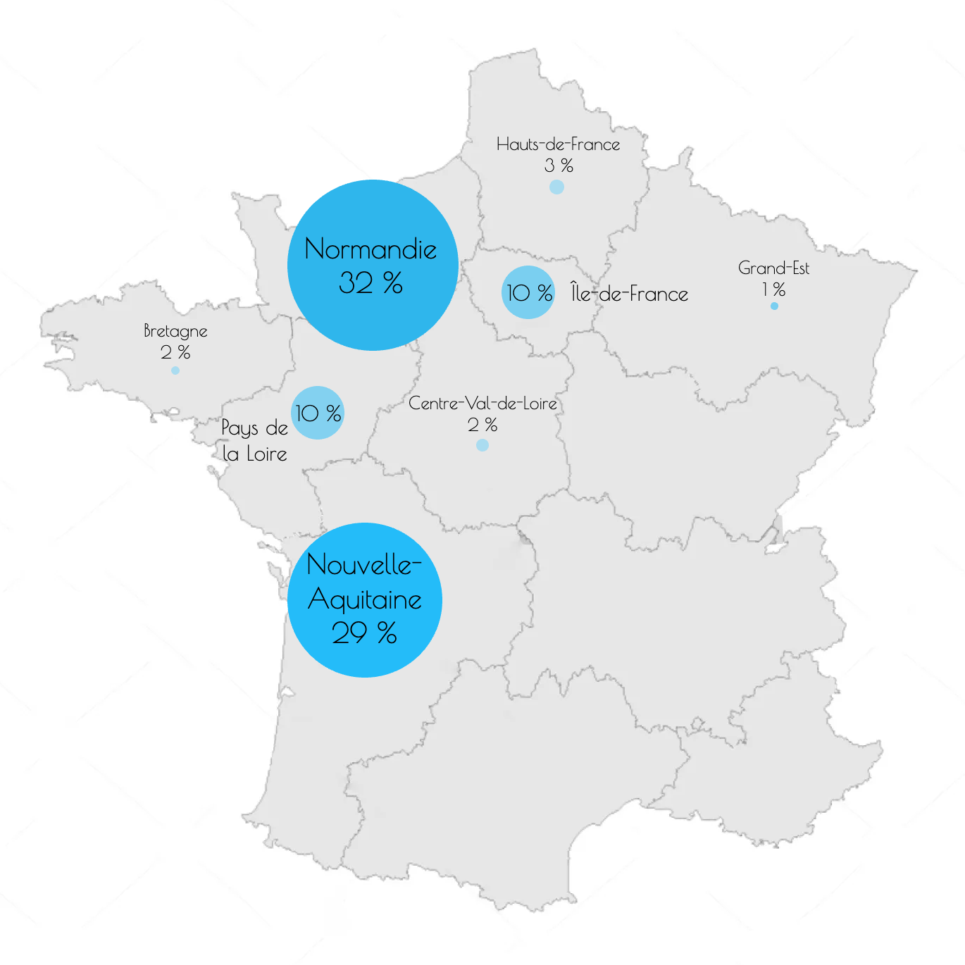 répartition géographique des ancêtres migrants de Céline Dion partis de France