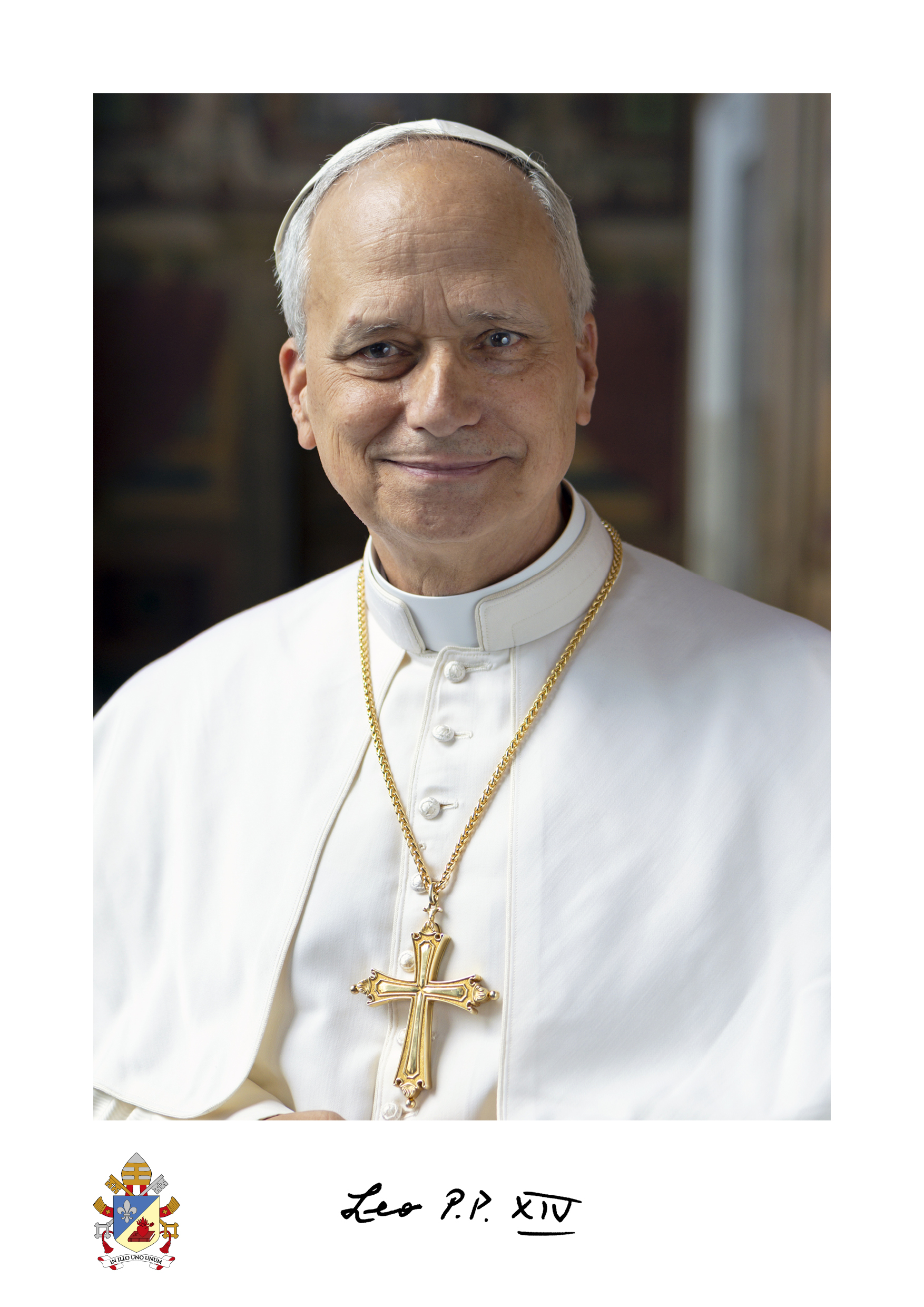 Portrait officiel du  pape Léon XIV ©Vatican Media – Tous droits réservés
