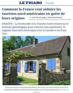 Le Figaro - Comment la France veut séduire les touristes nord-américains en quête de leurs origines