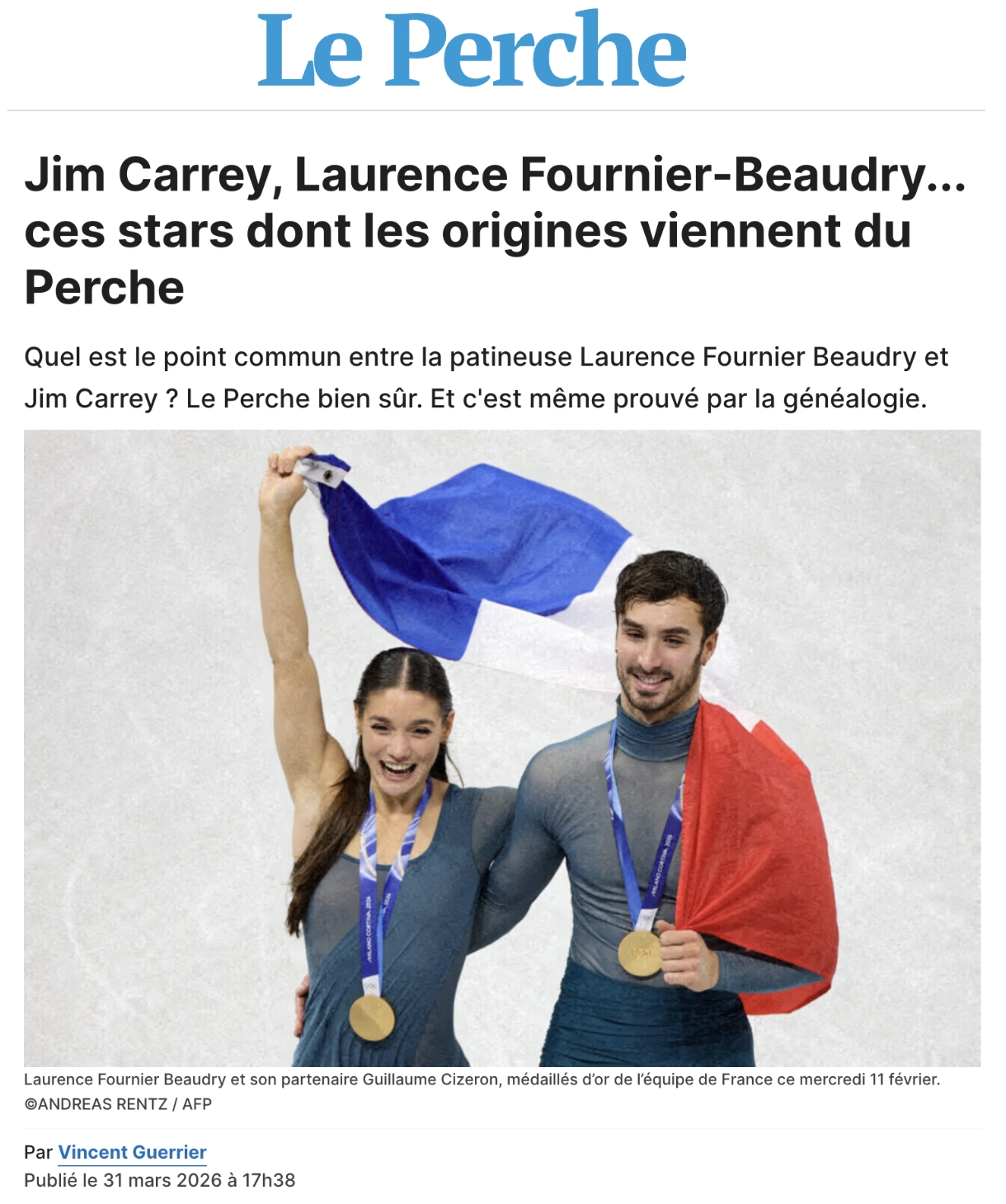 Article publié le 31 mars 2026 dans Le Perche